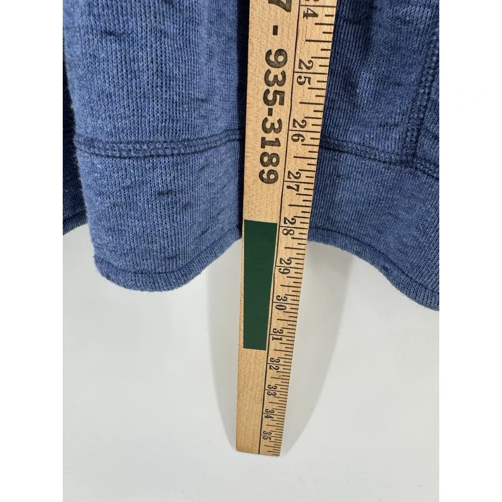 Tommy Bahama Mens Reversible 1/4 Zip Sweater Blue Heather‎ Sweatshirt Sz XL